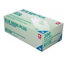 Перчатки нитриловые BLUE BASIC-PLUS голубые 50 пар