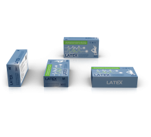 Латексные перчатки mediOk Latex неопудренные смотровые 50 пар
